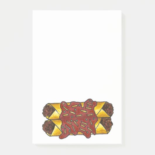 Enchilada Enchiladas Post its Post-it Klebezettel (Vorderseite)