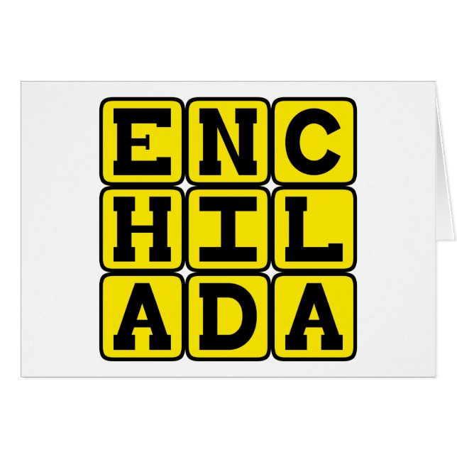 Enchilada, mexikanische Delikatesse (Vorderseite (Horizontal))