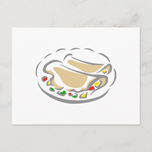 Enchiladas Postkarte (Vorderseite)