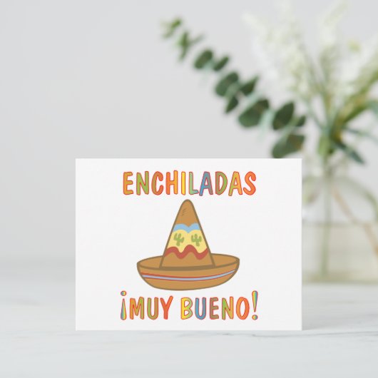 ENCHILADAS POSTKARTE (Stehend Vorderseite)