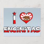 Encinitas, CA Postkarte (Vorderseite)