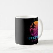 Encinitas California Retro 80's Sunset Zip Hoodie Kaffeetasse (VorderseiteRechts)
