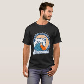 Encinitas California Surf Wave T-Shirt (Vorne ganz)