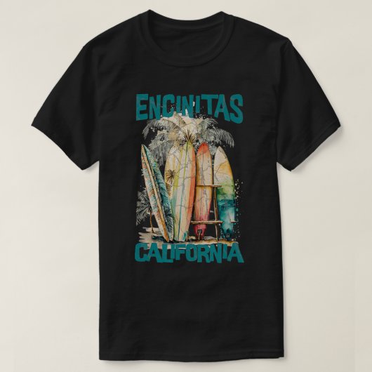 Encinitas California T-Shirt (Design vorne)