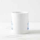 Encinitas Coastal Nautical Segelschiff Kaffeetasse (Mittel)
