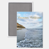 Encinitas Kalifornien - Beach Magnet (Vorderseite/Rückseite)