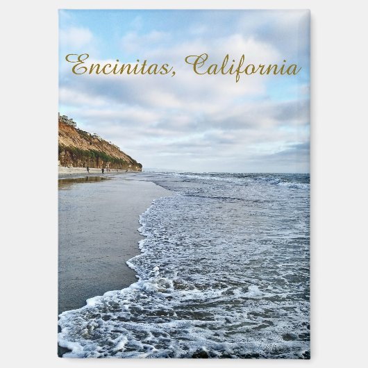 Encinitas Kalifornien - Beach Magnet (Vorderseite)