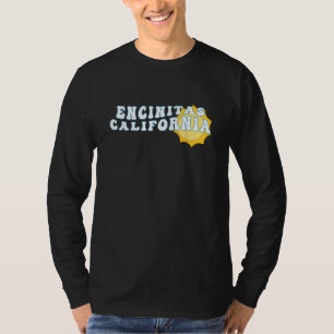 Encinitas Kalifornien CA Retro Wellige Souvenir Fe T-Shirt