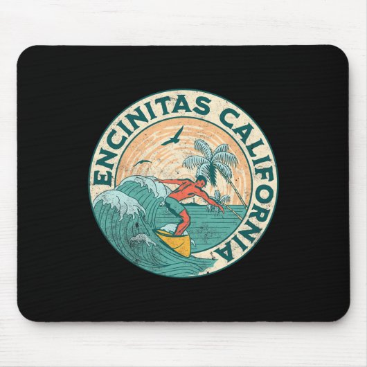 Encinitas Kalifornien Mousepad (Vorne)