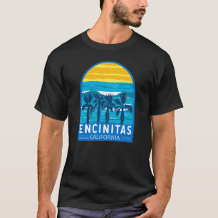 Encinitas Kalifornien Reise Kunst Vintage T-Shirt