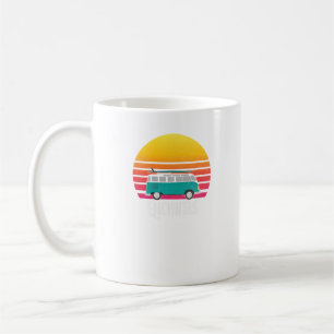 Encinitas Retro Sonnenuntergang, der Hippie Van Kaffeetasse