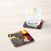 Encircled Hour of Delicacy Getränkeuntersetzer (Rechte Seite)