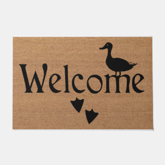Enck Welcome Doormat | Funny Duck Lover Mat Decor Fußmatte