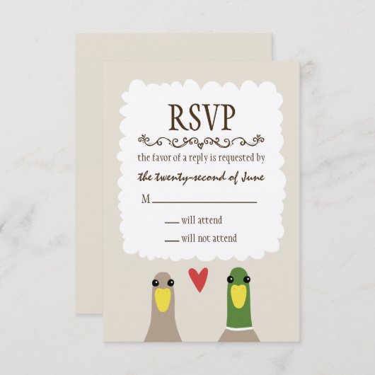 Encks Wedding RSVP (Vorne/Hinten)