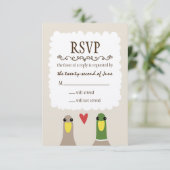 Encks Wedding RSVP (Stehend Vorderseite)