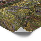 Enclosed Field Rising Sun (F737) Van Gogh Fine Art Poster (Ecke)