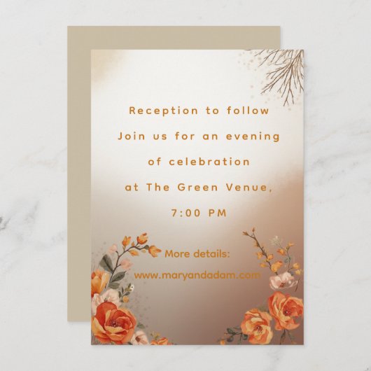 Enclosure Card Begleitkarte (Vorne/Hinten)