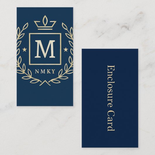 Enclosure Card Begleitkarte (Vorne/Hinten)