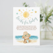 Enclosure Card Begleitkarte (Stehend Vorderseite)