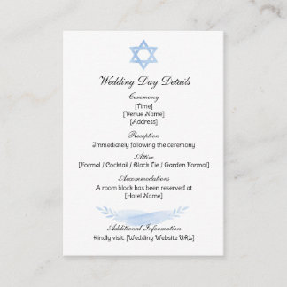 Enclosure Card Begleitkarte