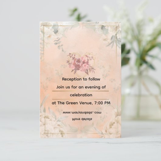 Enclosure Card Begleitkarte (Stehend Vorderseite)