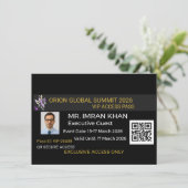 Enclosure Cards Baby Shower | Diaper Raffle | Brid Begleitkarte (Stehend Vorderseite)