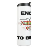 Encoded to be Human DNA Replication Geek Spaß Thermosbecher (Nach links gedreht)