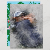 Encore Adam Scott Menükarte (Vorne/Hinten)