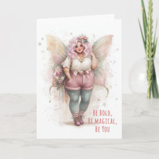 Encouragement Fairy Greeting Inspirational Quote Karte