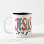 Encouragement in faith zweifarbige tasse (Links)
