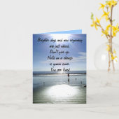 Encouragement_ Karte (Gelbe Blume)