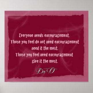 Encouragement Poster