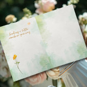 Encouraging Sunshine Florals with Soft Watercolor Karte