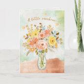Encouraging Sunshine Florals with Soft Watercolor Karte (Vorderseite)