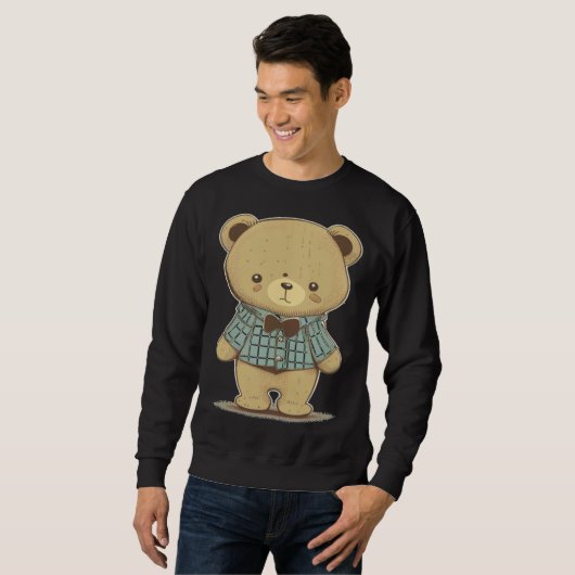 Encouraging Teddy Bear Sweatshirt (Vorne ganz)