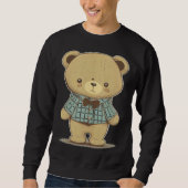 Encouraging Teddy Bear Sweatshirt (Vorderseite)