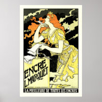 ENCRE L MARQUET Eugene Grasset Art Nouveau Vintag