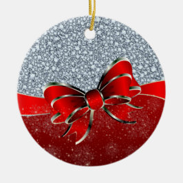 Encrusted Diamonds Look Glitzer Patter Keramikornament