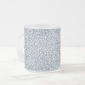 Encrusted Diamonds Look Glitzer Patter Mattglastasse (Vorderseite Links)