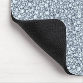 Encrusted Diamonds Look Glitzer Patter Mousepad (Ecke)