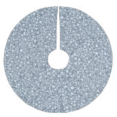 Encrusted Diamonds Look Glitzer Patter Polyester Weihnachtsbaumdecke (Vorderseite)