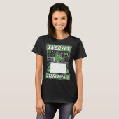 Encrypt Everything Black Hat Ethical Hacking Hacke T-Shirt (Vorne ganz)