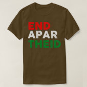End Apartheid T-Shirt (Design vorne)