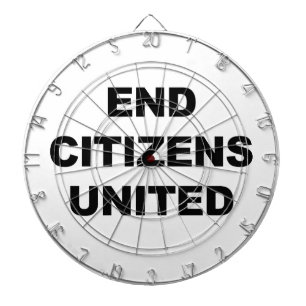 End Citizens United Dartscheibe