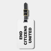 End Citizens United Gepäckanhänger (Vorderseite vertikal)