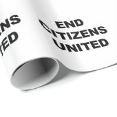 End Citizens United Geschenkpapier (Rolleneckpunkt)