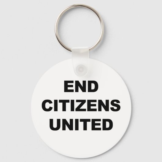 End Citizens United Schlüsselanhänger (Vorderseite)