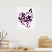 End Domestics Gewalt Poster (Küche)
