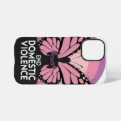 End Domestics Violene Butterfly Design iPhone Hülle (Rückseite (Horizontal))