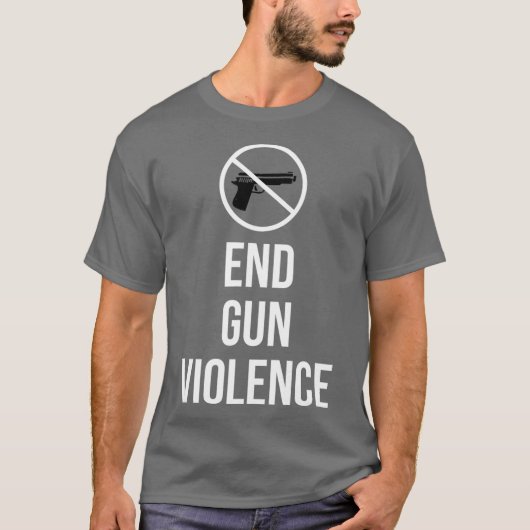 End Gun Gewalt Gun Kontrolle Wear Orange T-Shirt (Vorderseite)